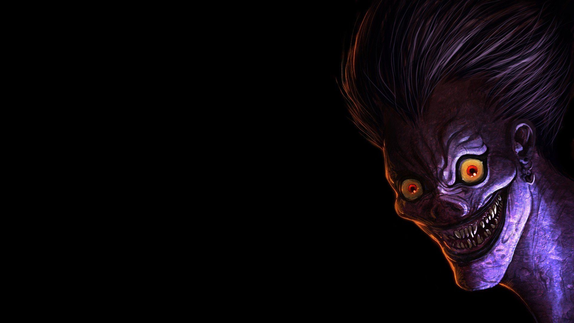 Ryuk Death Note viso, 1920x1080 Full HD 1080p, PC Desktop