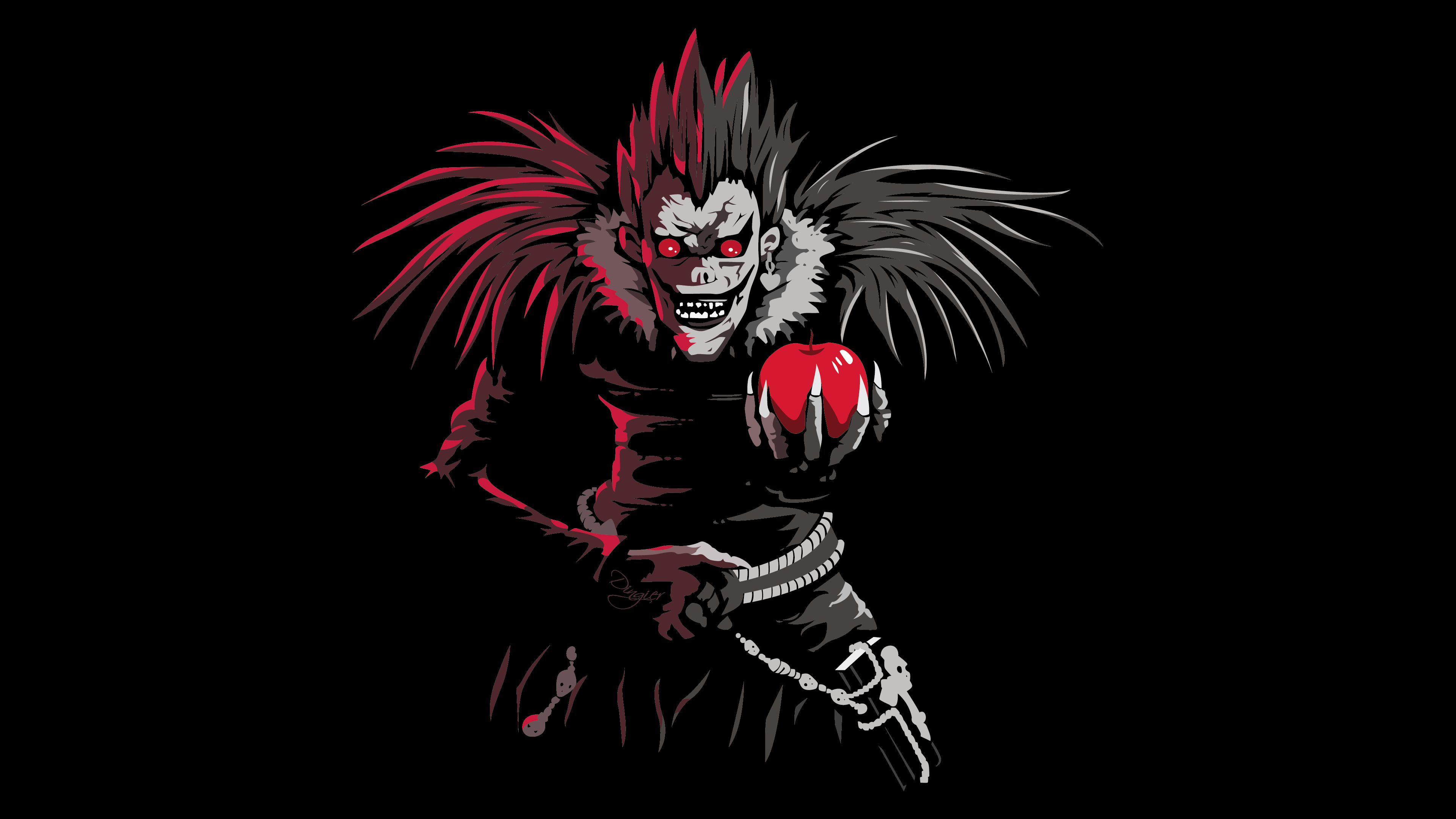 Ryuk shinigami mela Death Note, 3840x2160 4K Ultra HD, Monitor 4K