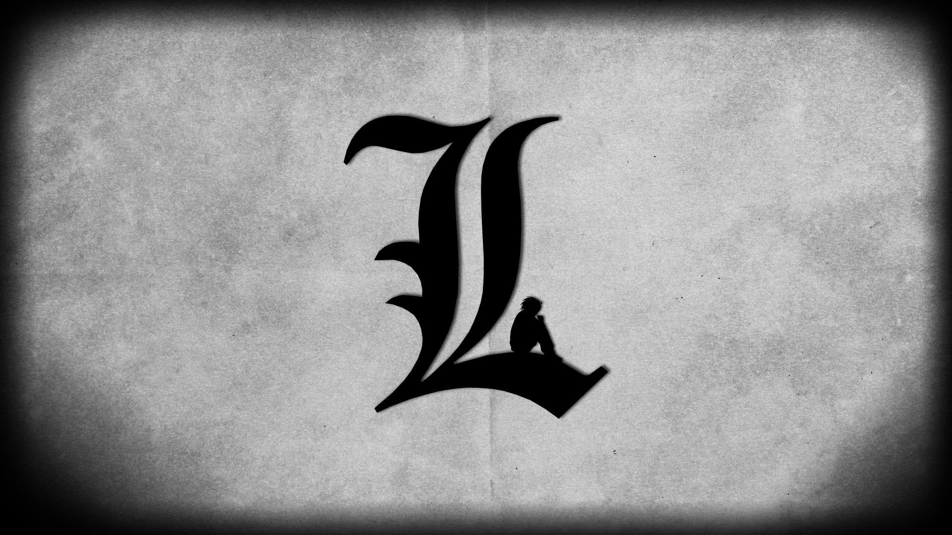 Logo L Death Note, 1920x1080 1080p, PC