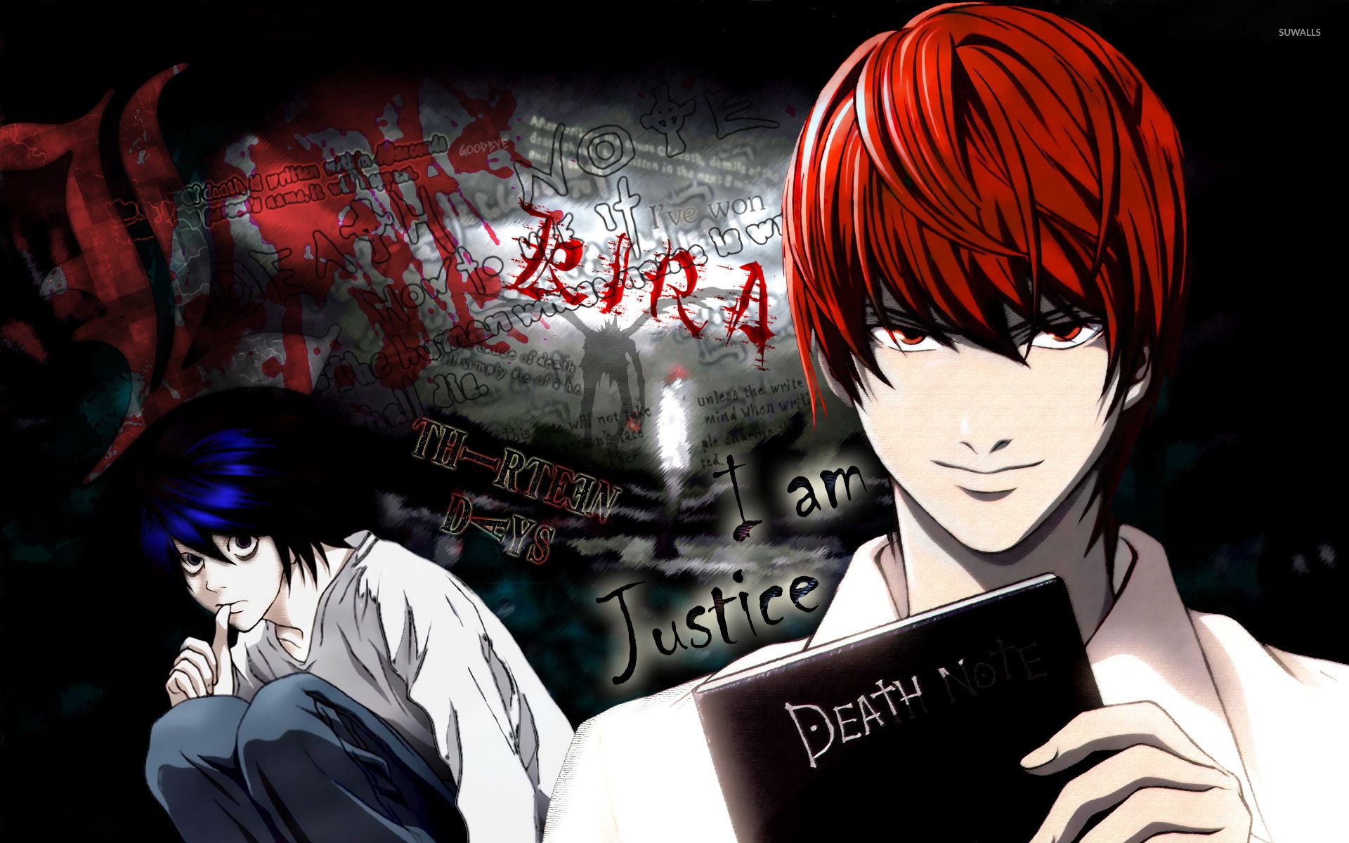 Light Yagami Death Note anime, quaderno della morte, 1920x1200 Full HD+ WUXGA, Desktop
