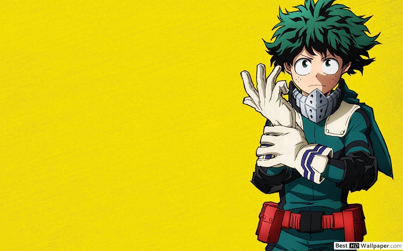 Deku, My Hero Academia, aura verde, 1920x1440 Full HD+, Laptop