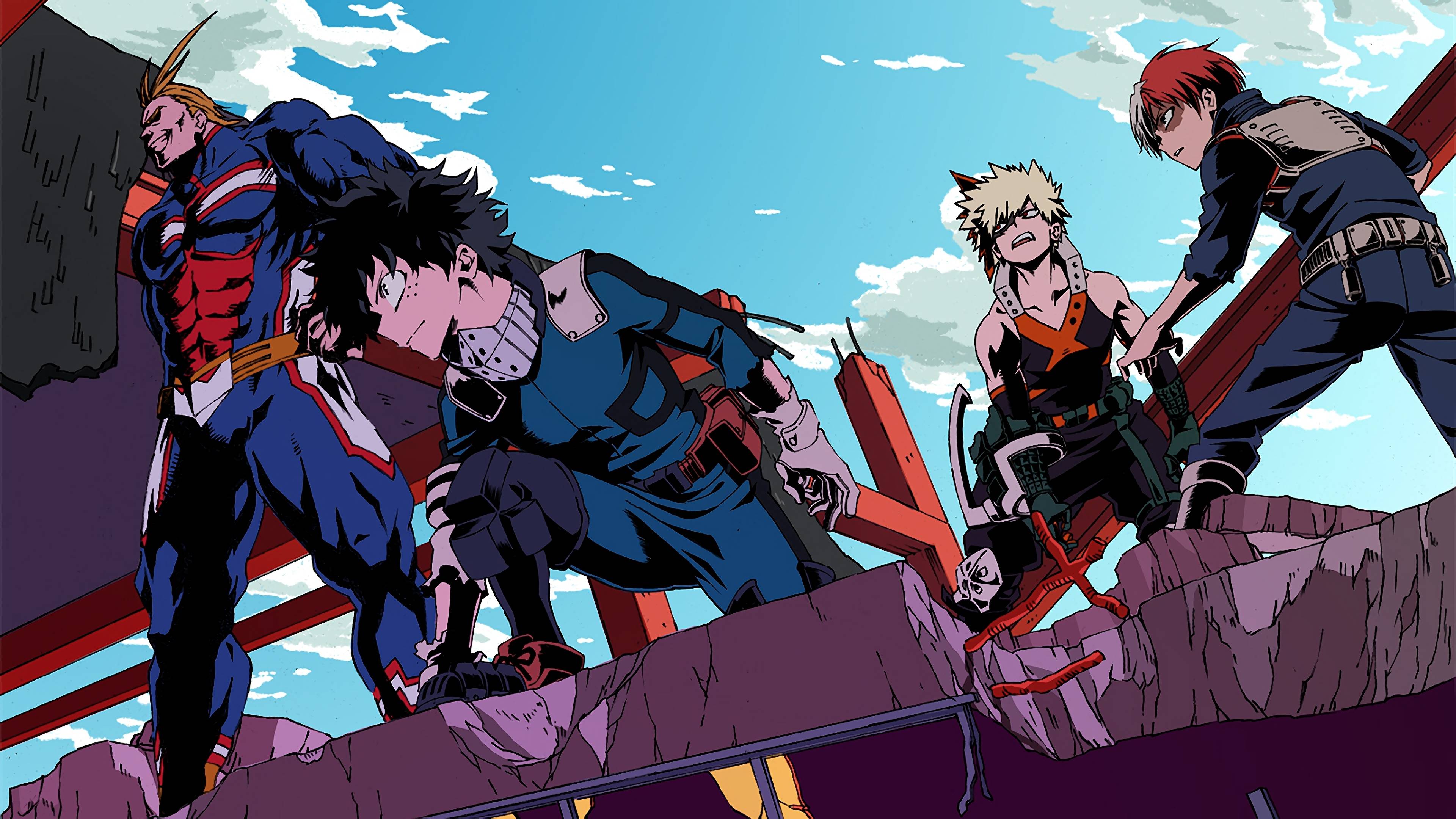 Deku e Bakugo, My Hero Academia, 1358x1920 Verticale, Telefono
