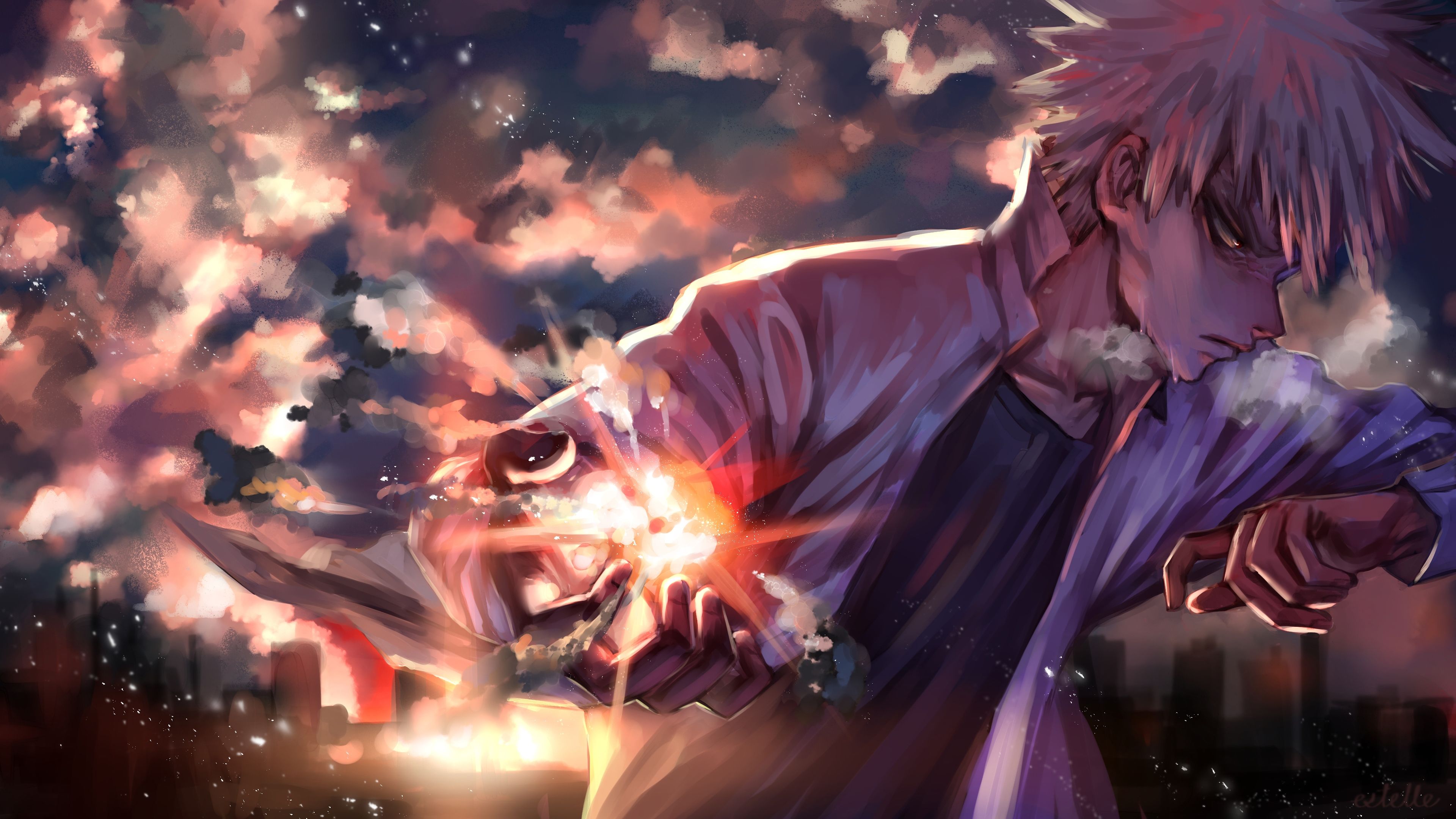 Todoroki Shoto, fuoco e ghiaccio, 1412x1000 720p, PC