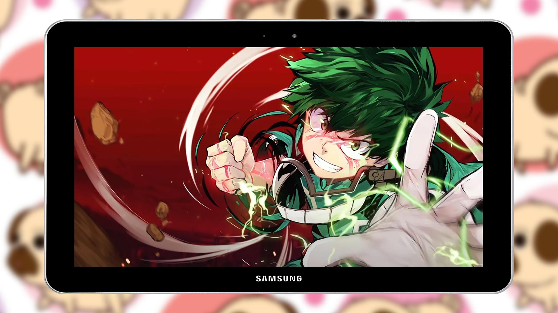 Deku minimalista sfondo verde, 3840x2160 4K Ultra HD, Monitor 4K