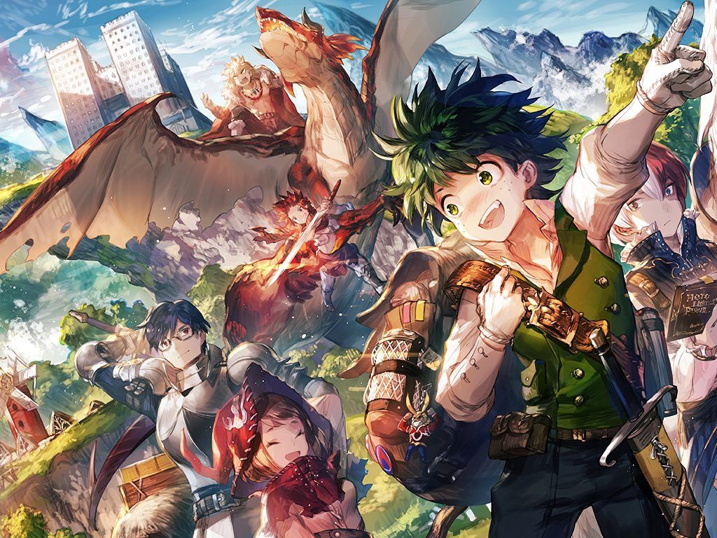 Deku My Hero Academia, 1024x768 HD, Desktop