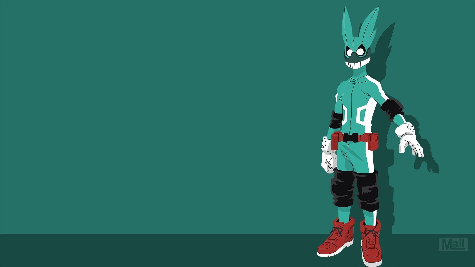 Deku Midoriya costume minimalista, 1920x1080 Full HD 1080p, PC Desktop