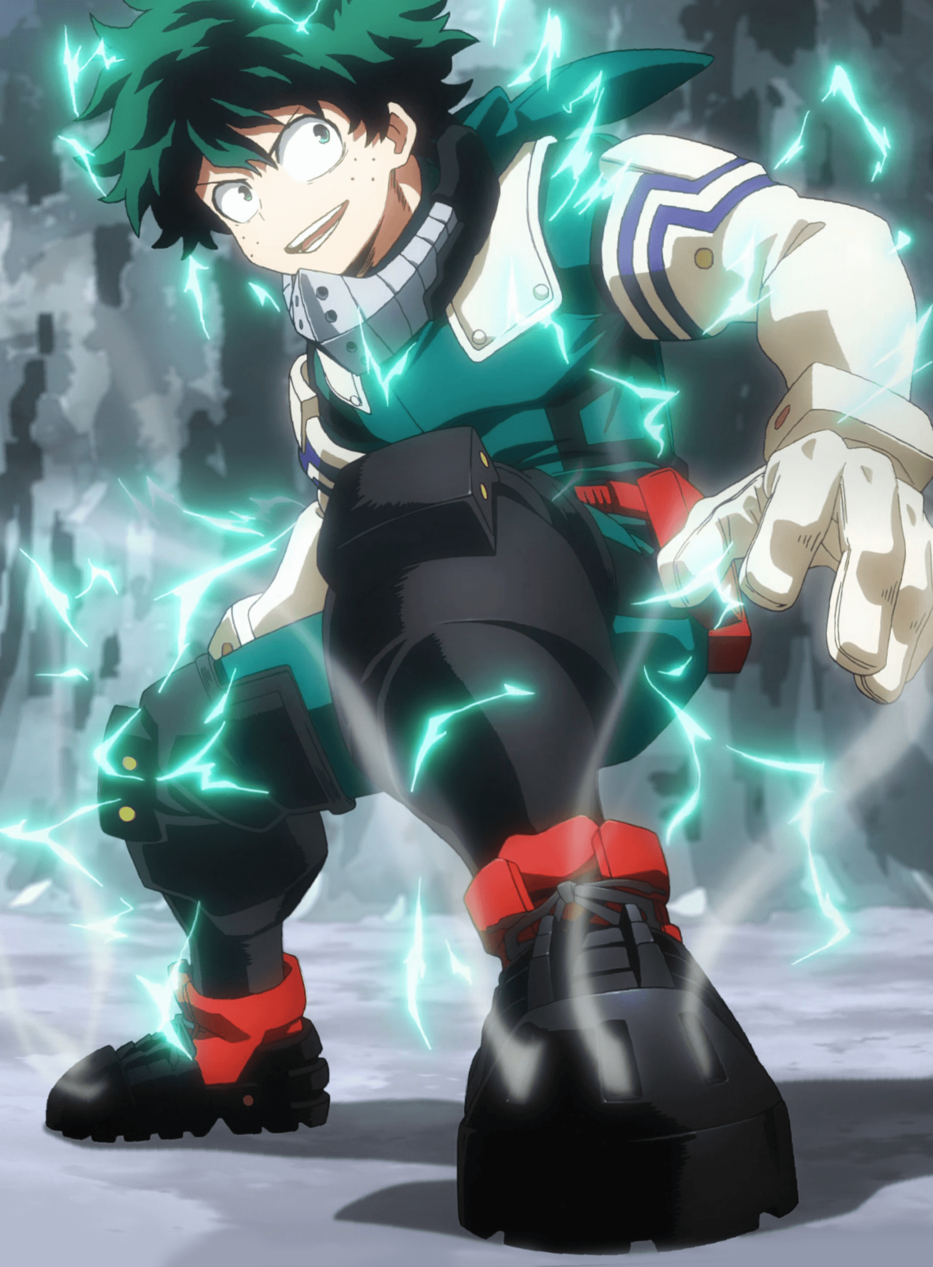 Deku costume My Hero Academia, anime shonen, 1822x2475 Full HD Verticale, iPhone