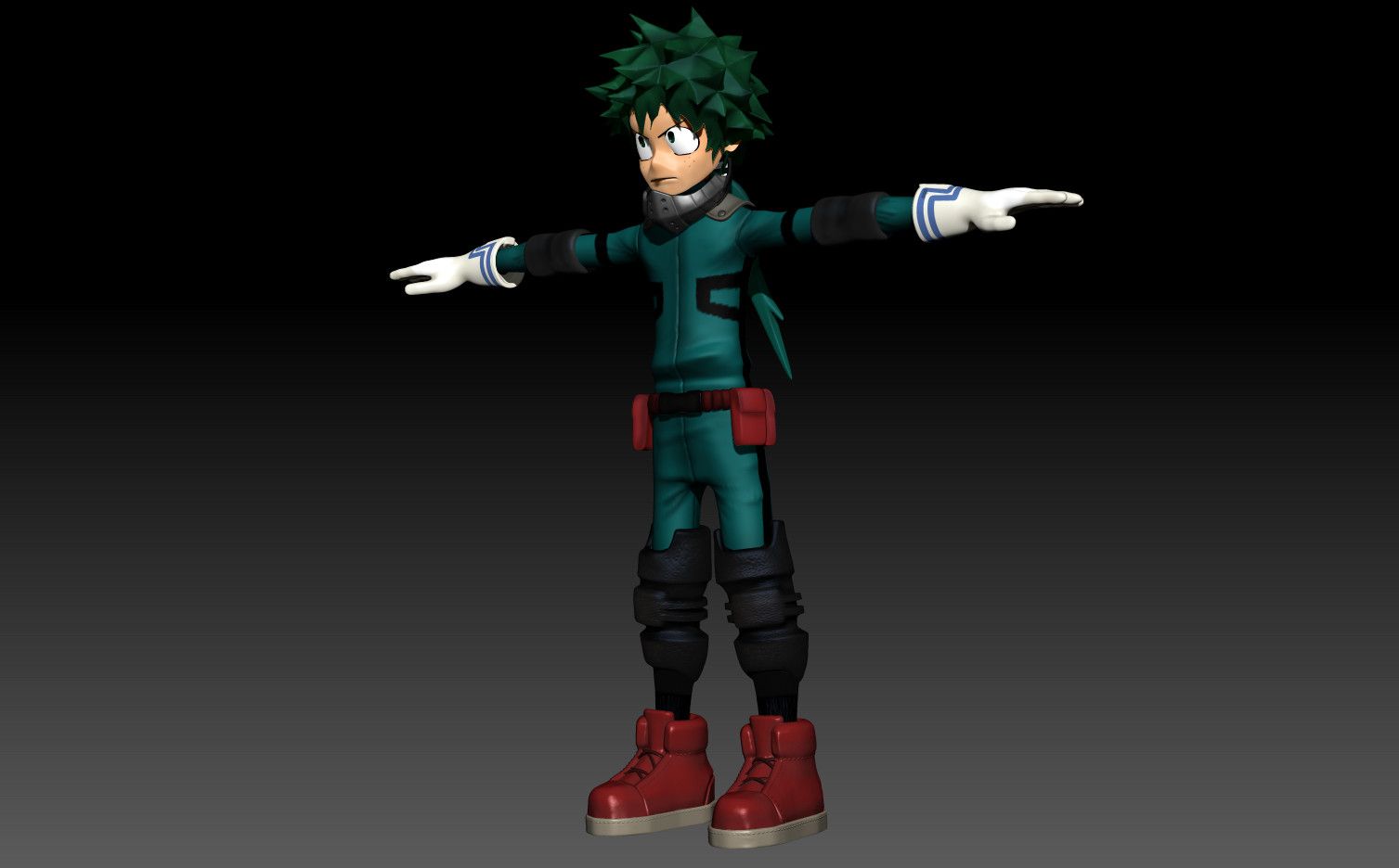 Izuku Midoriya My Hero Academia, 1366x768 HD, Desktop