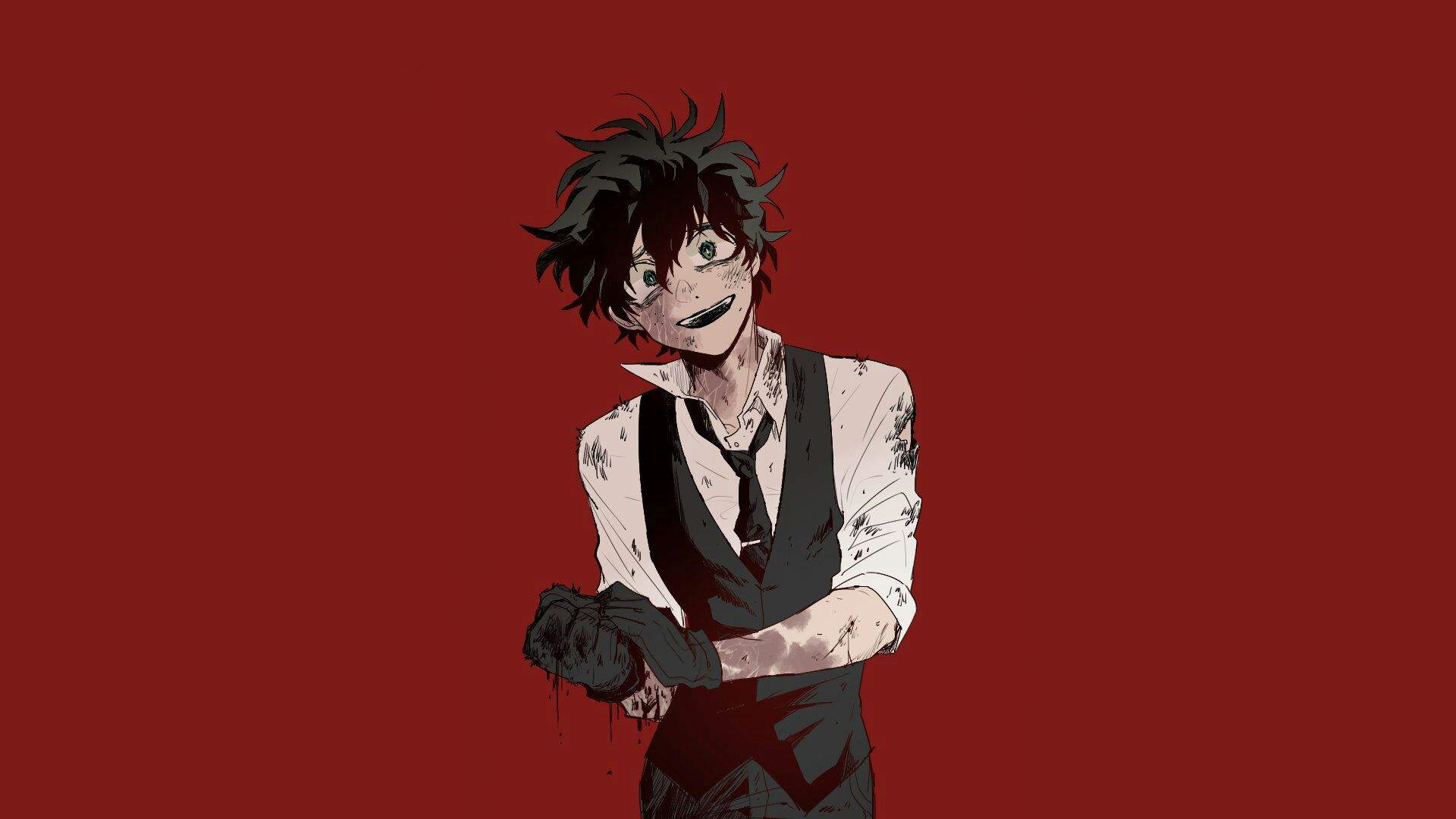 Villain Deku, Midoriya MHA, My Hero Academia, 1920x1080 Full HD, Desktop