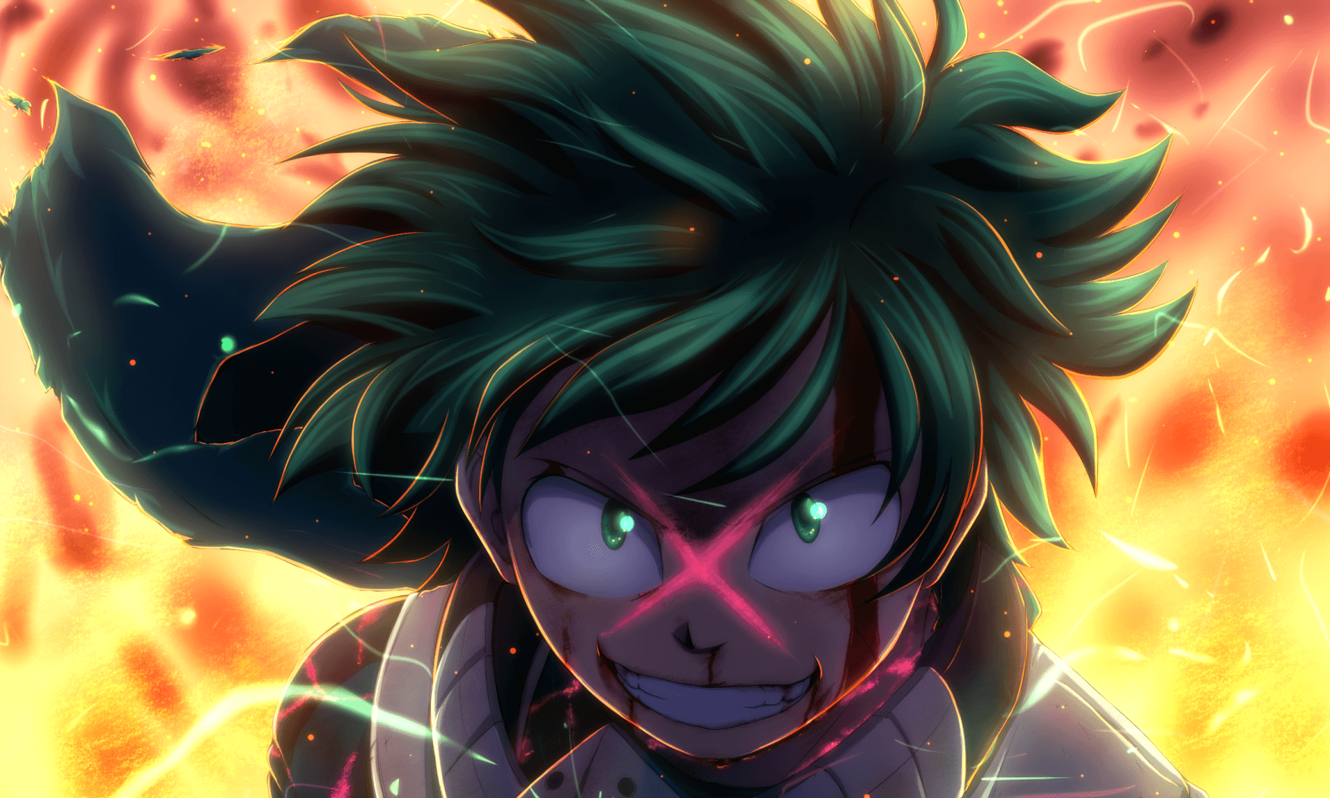 Izuku Midoriya, My Hero Academia, 1920x1152 1080p, PC