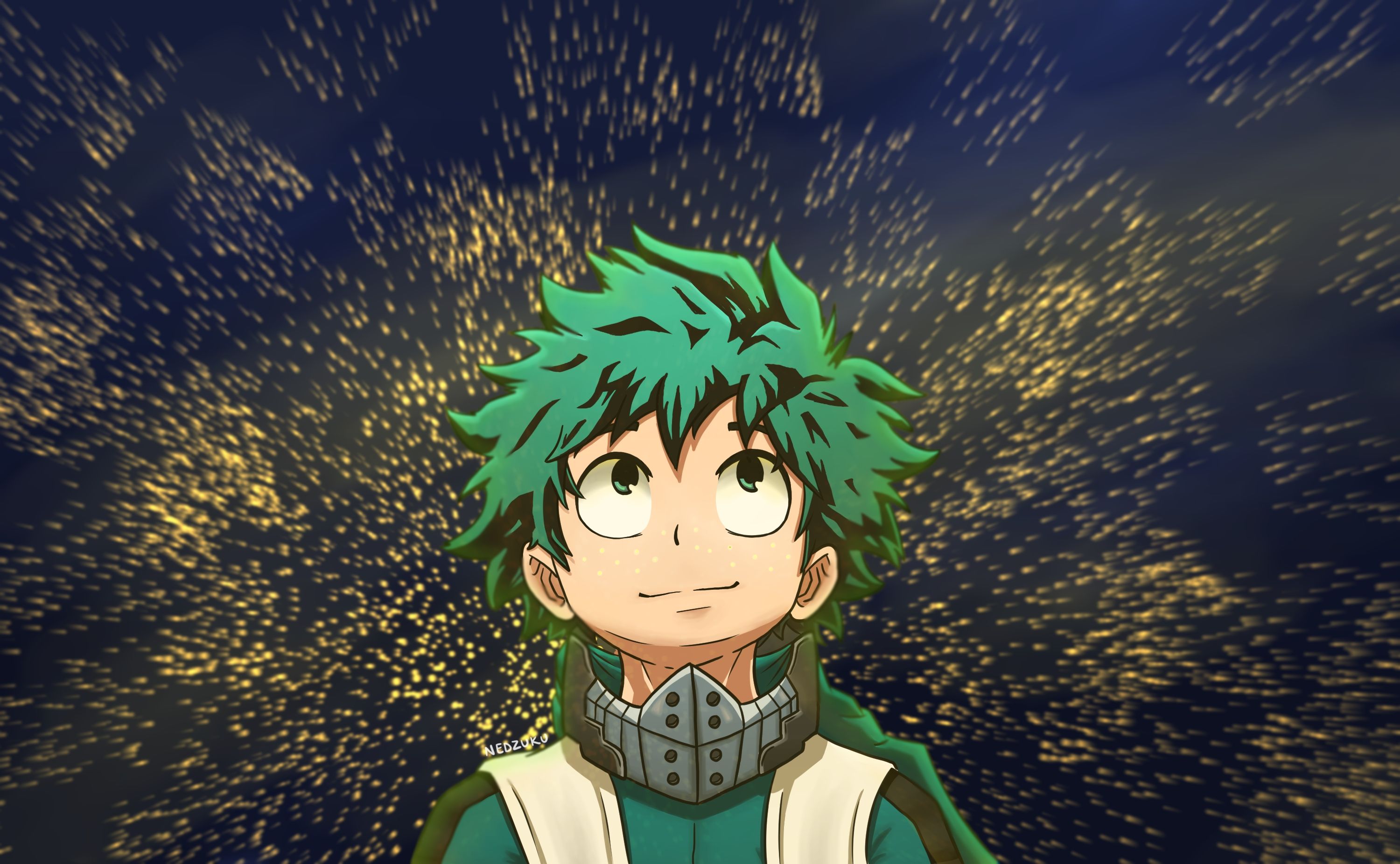 Izuku Midoriya My Hero Academia, 3000x1852 2K, Desktop
