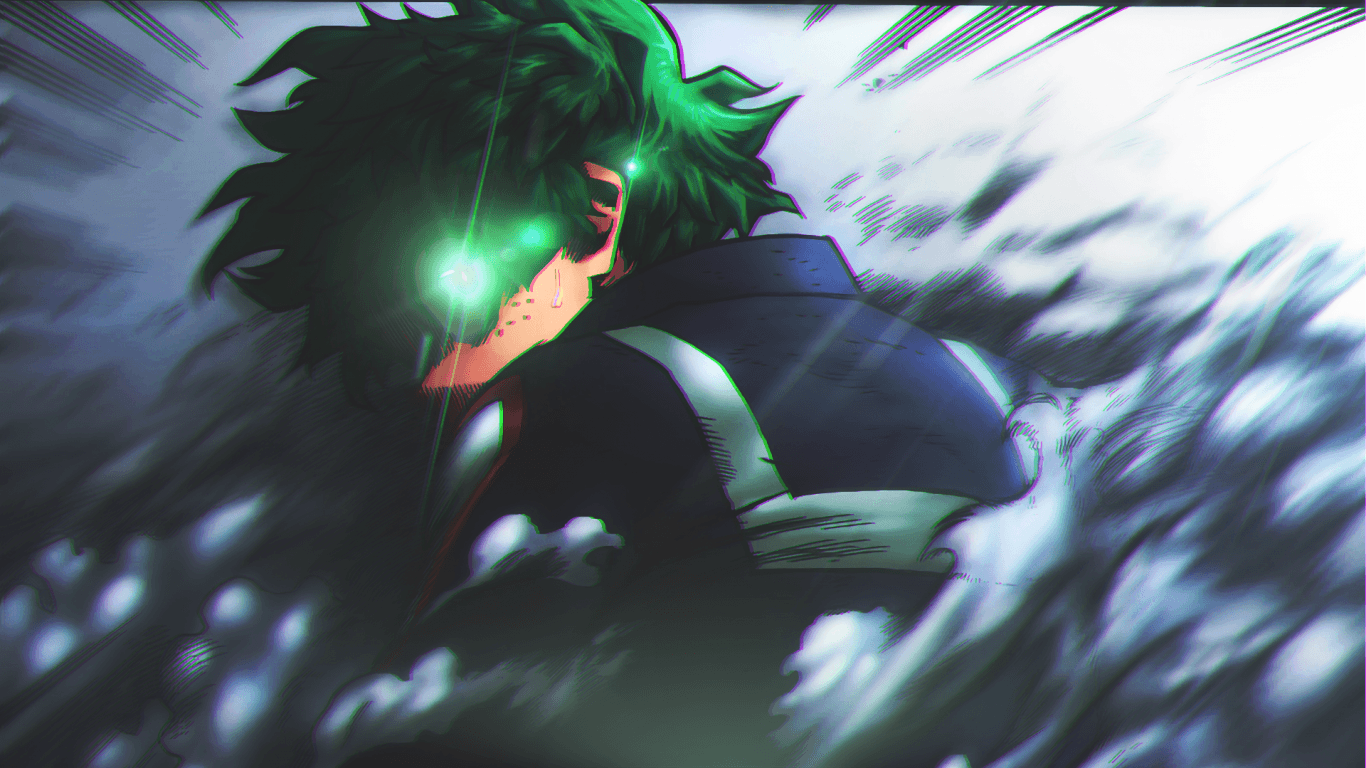 Deku Midoriya, My Hero Academia, 1366x768 HD, Desktop