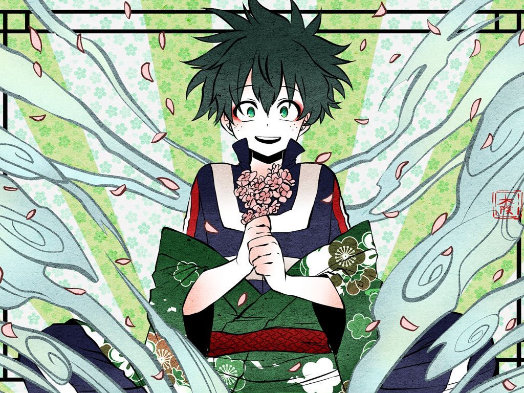 Izuku Midoriya, My Hero Academia, 1024x768 HD, Desktop
