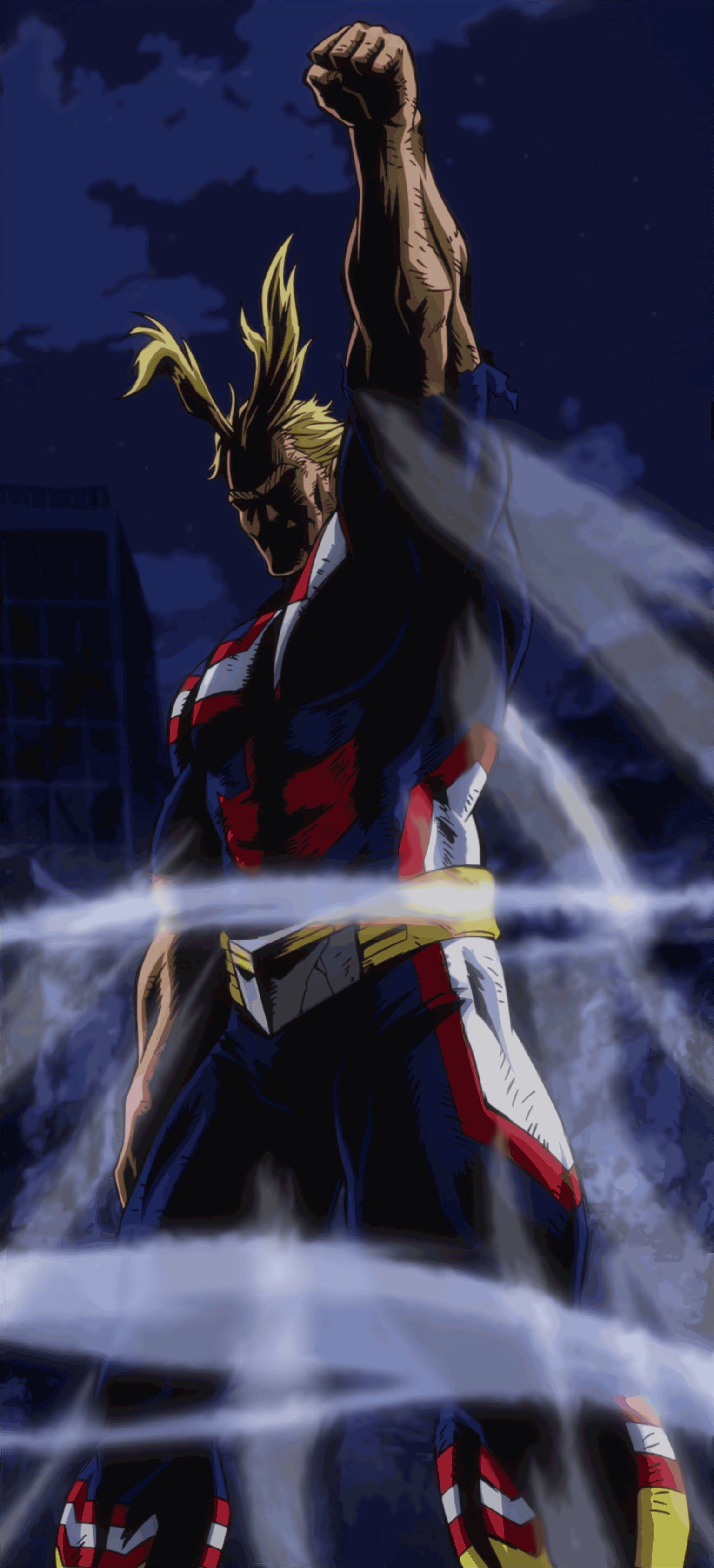 All Might My Hero Academia, 1535x3372 Full HD Verticale, Smartphone