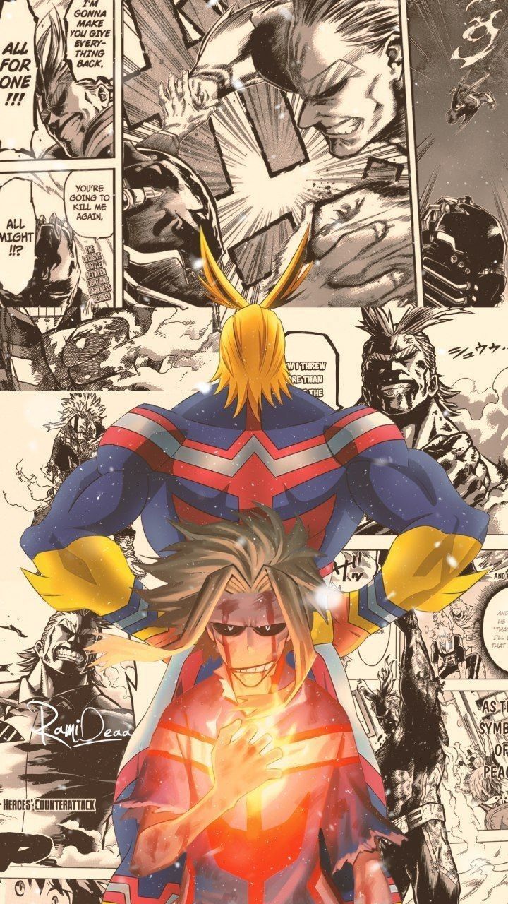 All Might, Boku no Hero Academia, 720x1280 Full HD Verticale, Smartphone