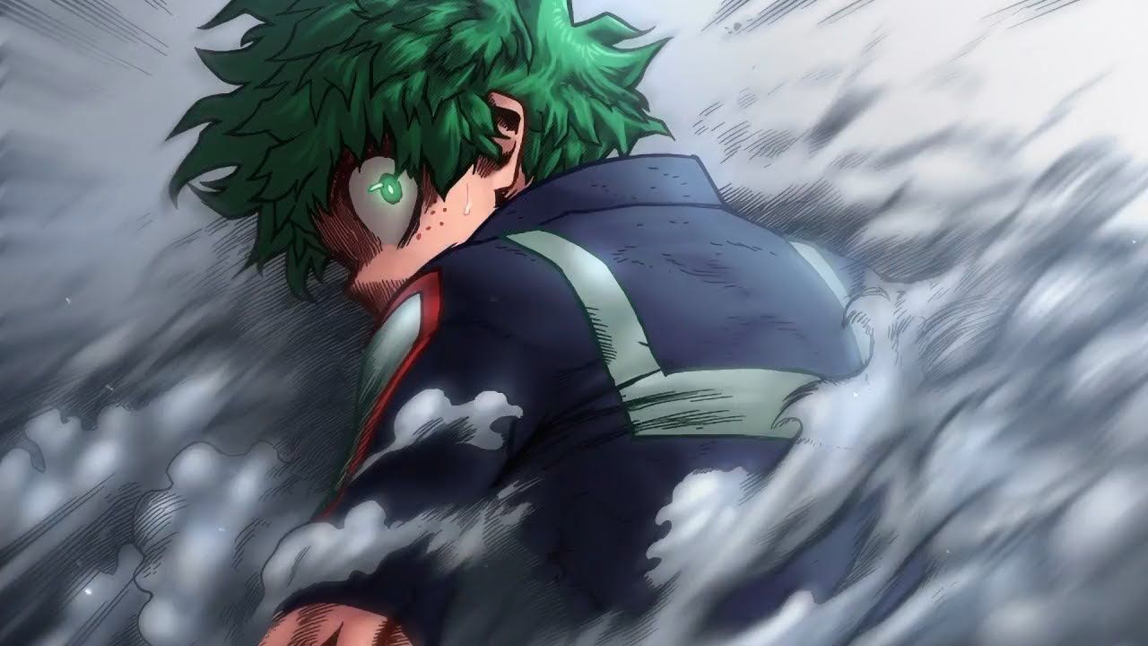 Izuku Midoriya sotto la pioggia, 1600x900 900p, Laptop