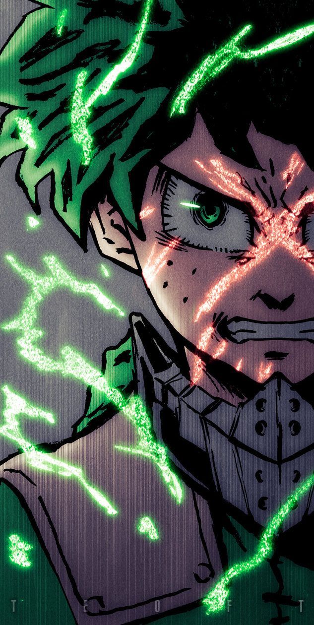 Deku Full Cowl My Hero Academia, 633x1260 Verticale, POCO