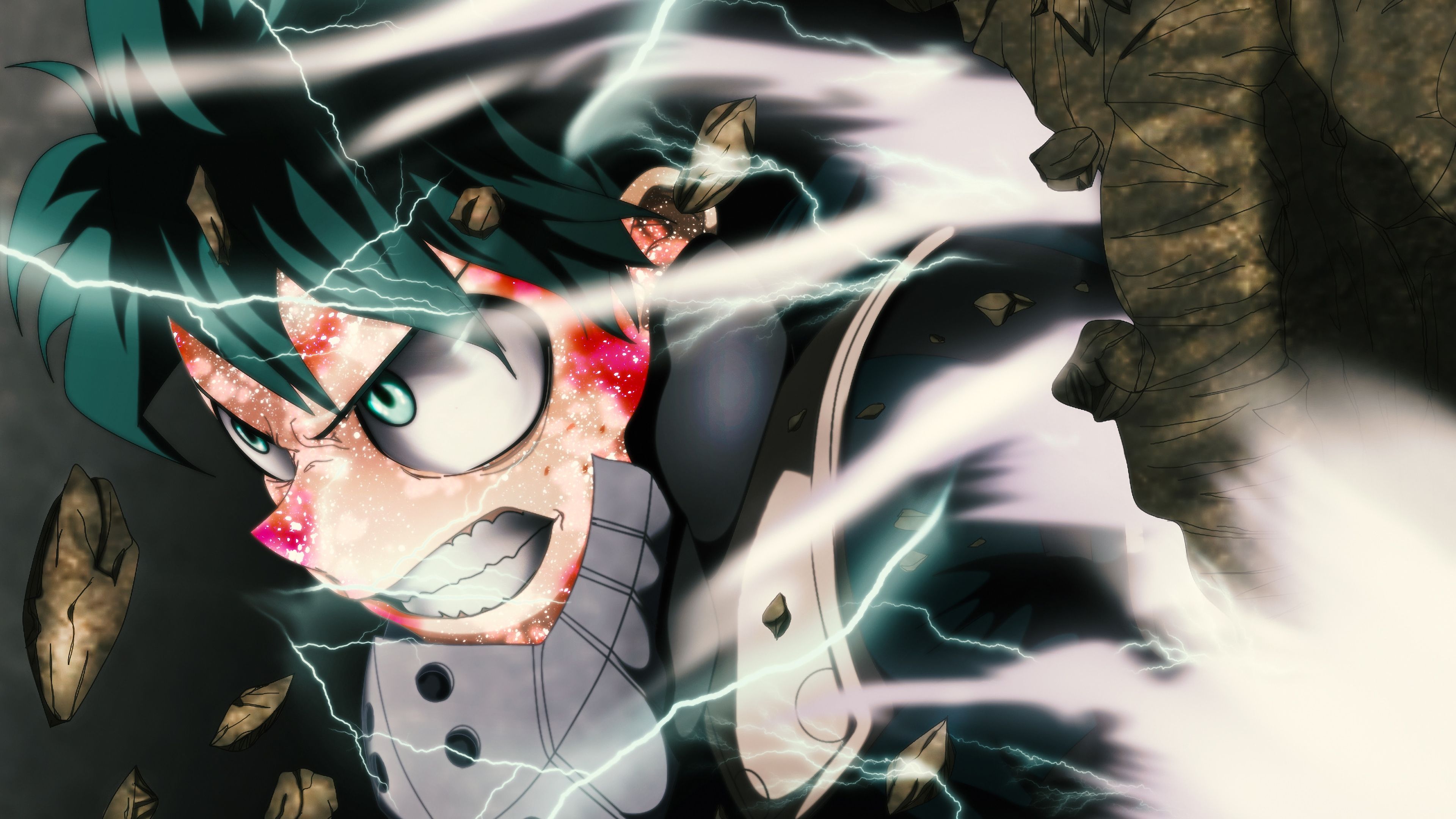 Izuku Midoriya One For All, 3840x2160 UHD, PC 4K