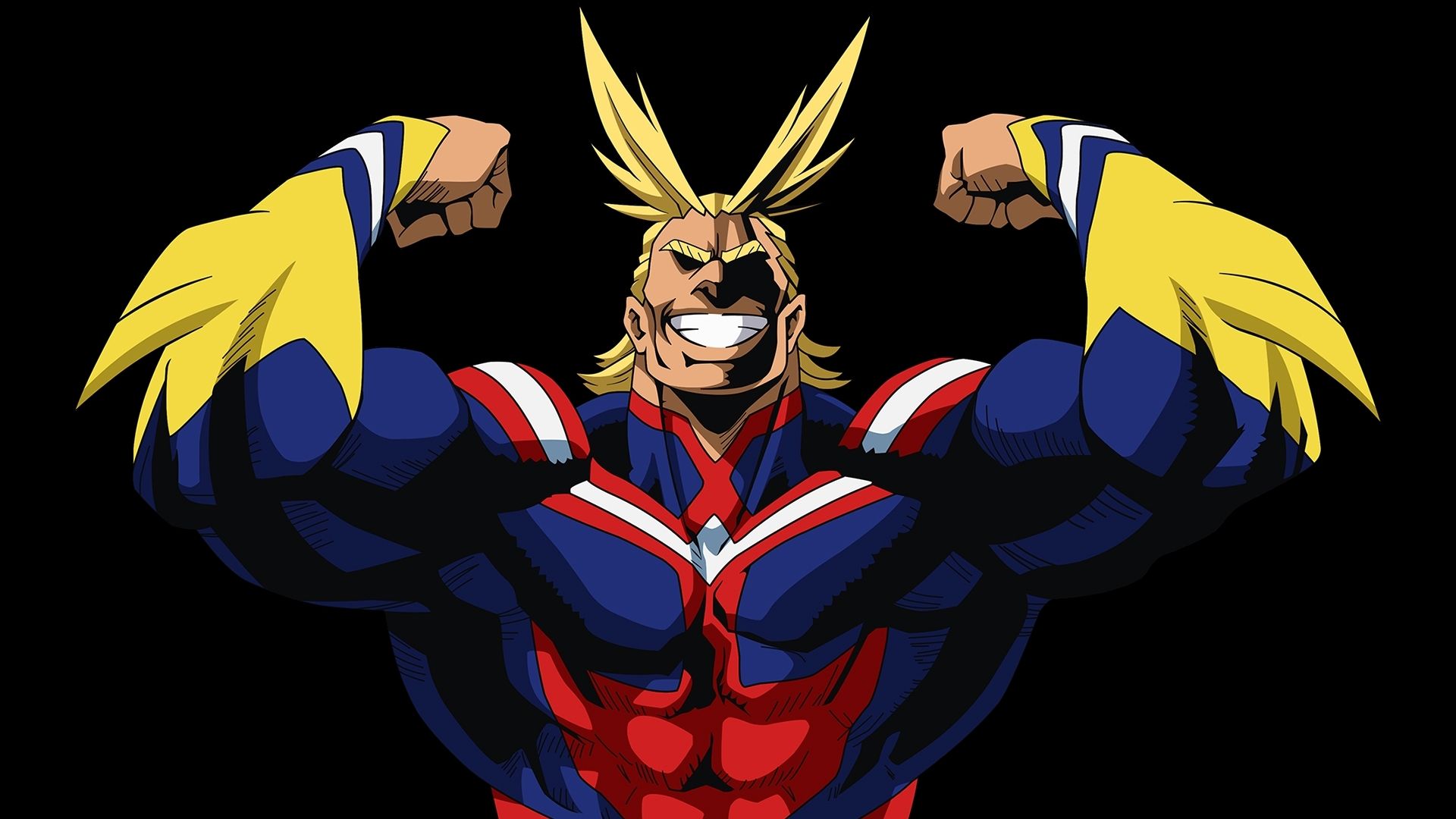 All Might, My Hero Academia, 1920x1080 Full HD 1080p, Laptop