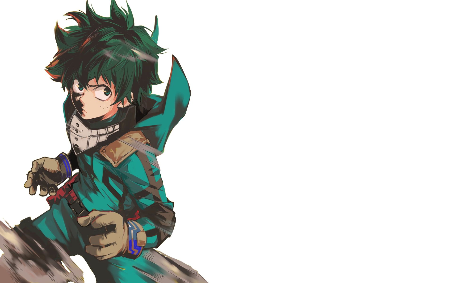 Villain Deku sfondo rosso, My Hero Academia, 1920x1080 Full HD, PC