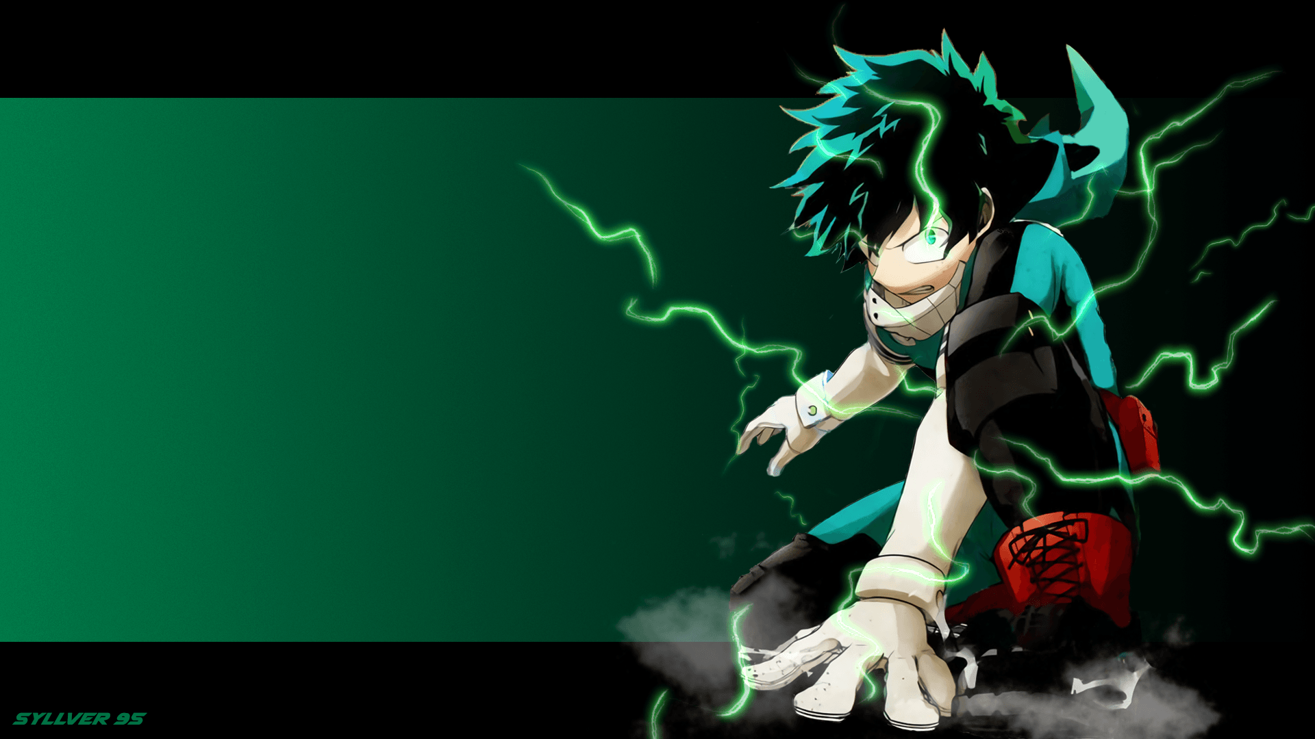 Deku fulmine verde My Hero Academia, 2560x1440 QHD, Laptop