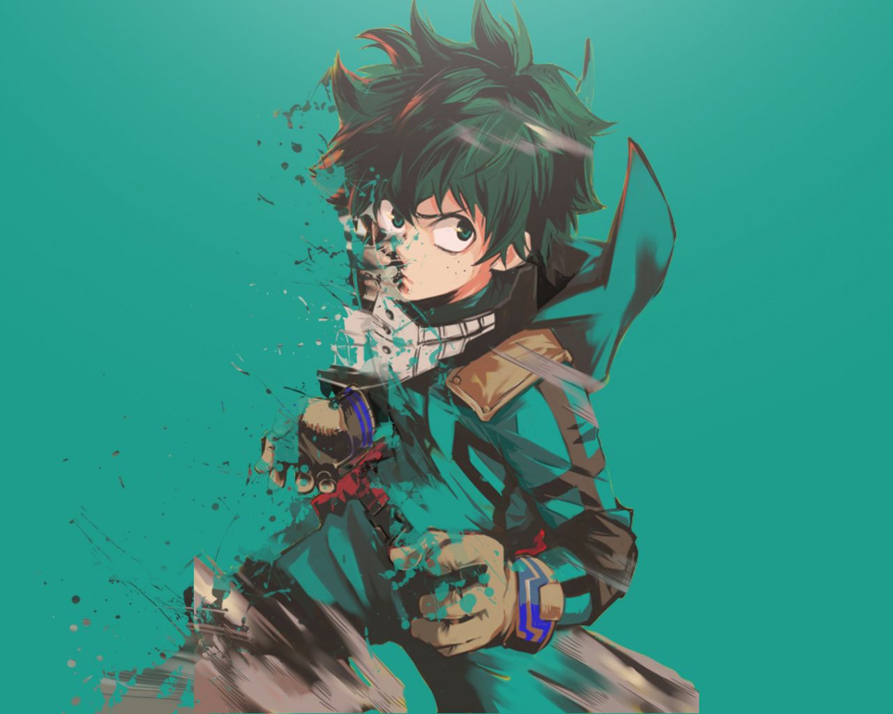 Deku My Hero Academia maschera, 1920x1080 Full HD, Desktop