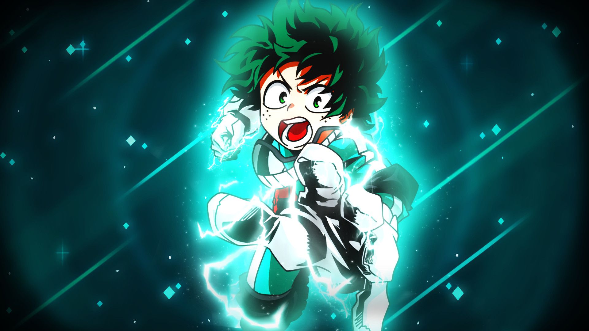 Deku My Hero Academia bendato, 736x1264 Verticale, Mobile