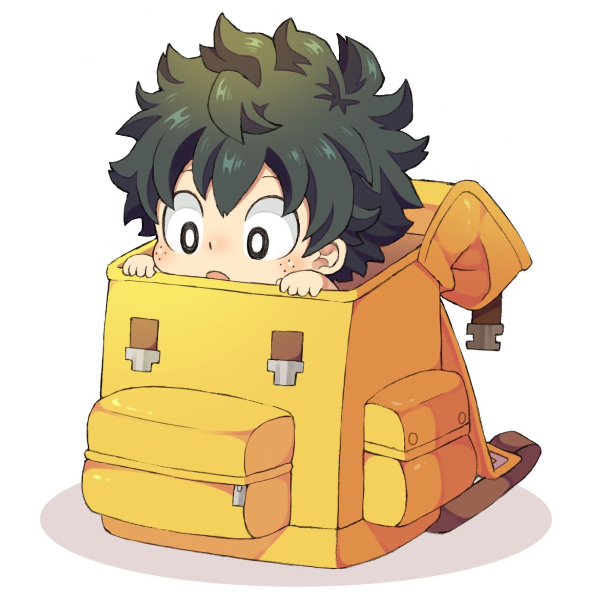 Midoriya Izuku chibi zaino, 1169x1169 HD, Laptop