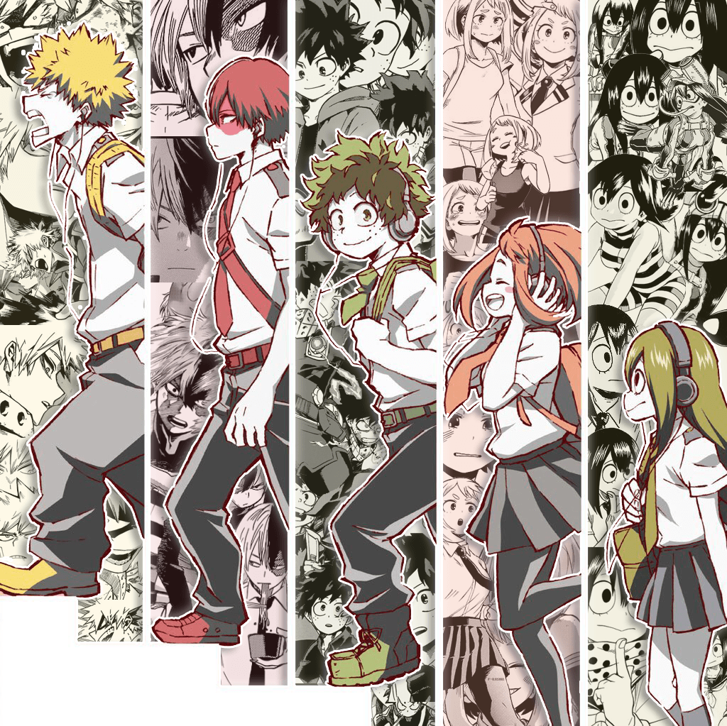 My Hero Academia personaggi gruppo, 719x1280 Verticale, POCO
