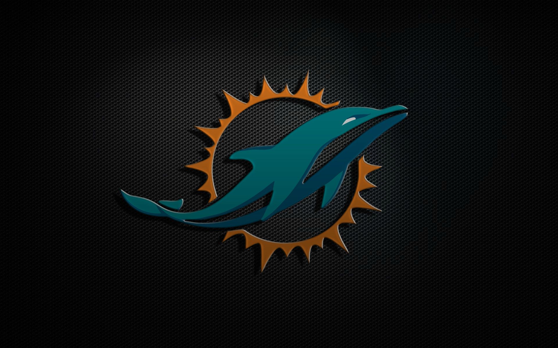Logo Miami Dolphins delfino, 1920x1200 Full HD+, Laptop