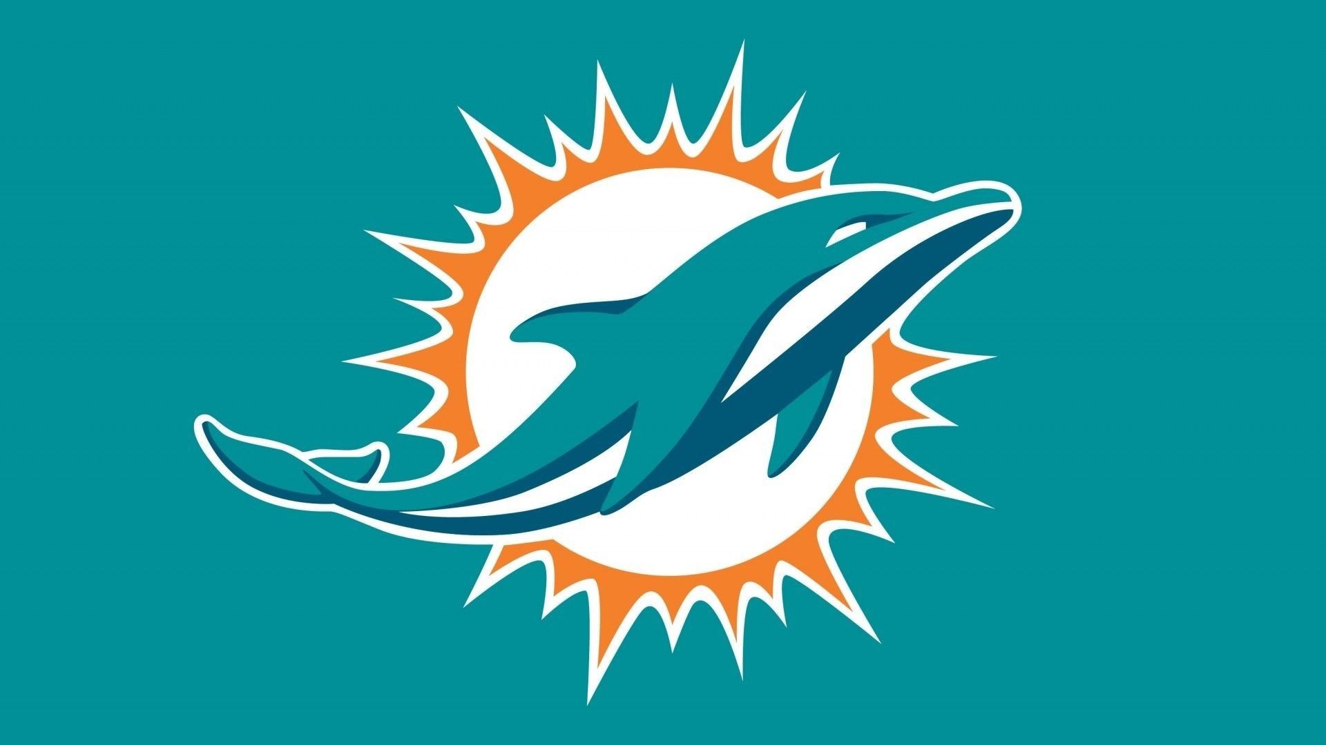 Logo Miami Dolphins, 1920x1080 Full HD, Desktop
