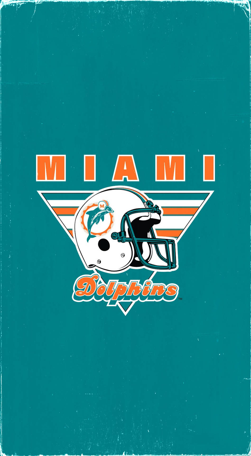 Logo Miami Dolphins casco, 1058x1920 Verticale, OnePlus