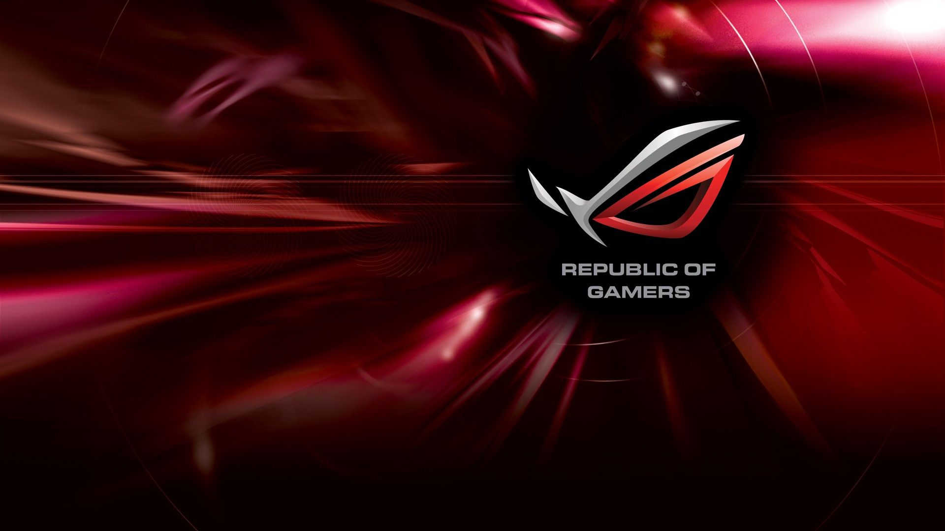 Logo Republic of Gamers rosso, 1920x1080 Full HD 1080p, PC