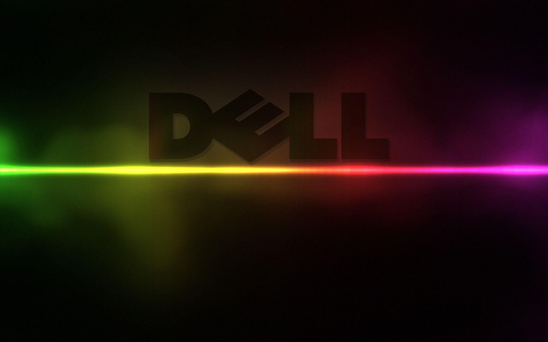 Logo Dell linea neon colorata, 1920x1200 Full HD+, iMac