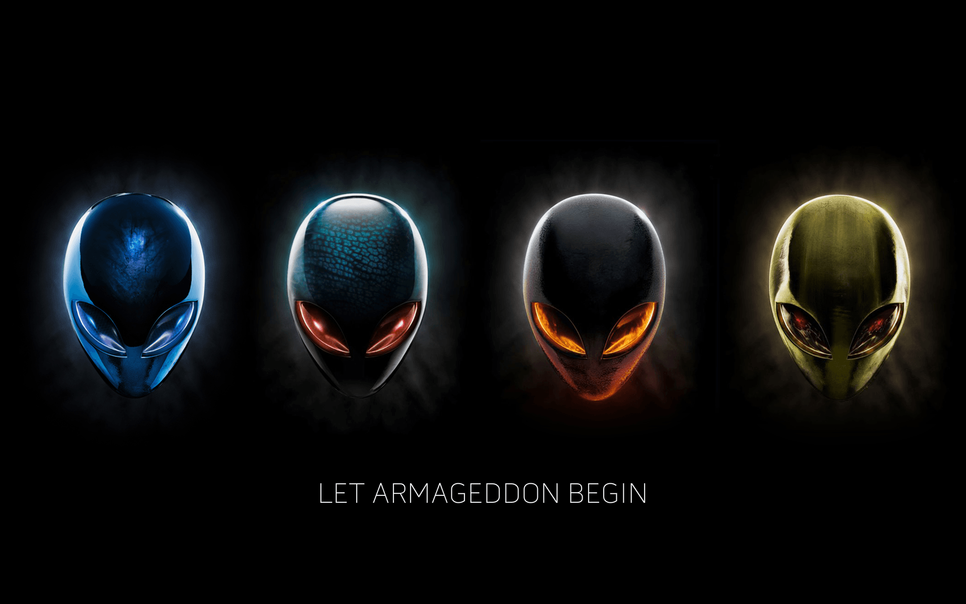 Loghi Alienware teschi colorati, computer gaming, 1920x1200 Full HD+, Desktop