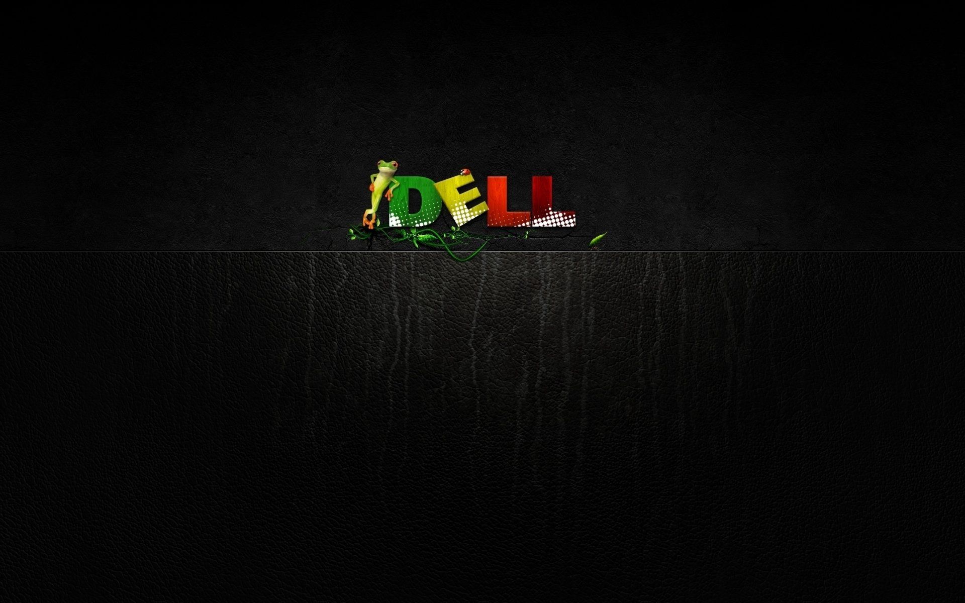 Logo Dell colorato sfondo nero, 1920x1200 Full HD+, Desktop