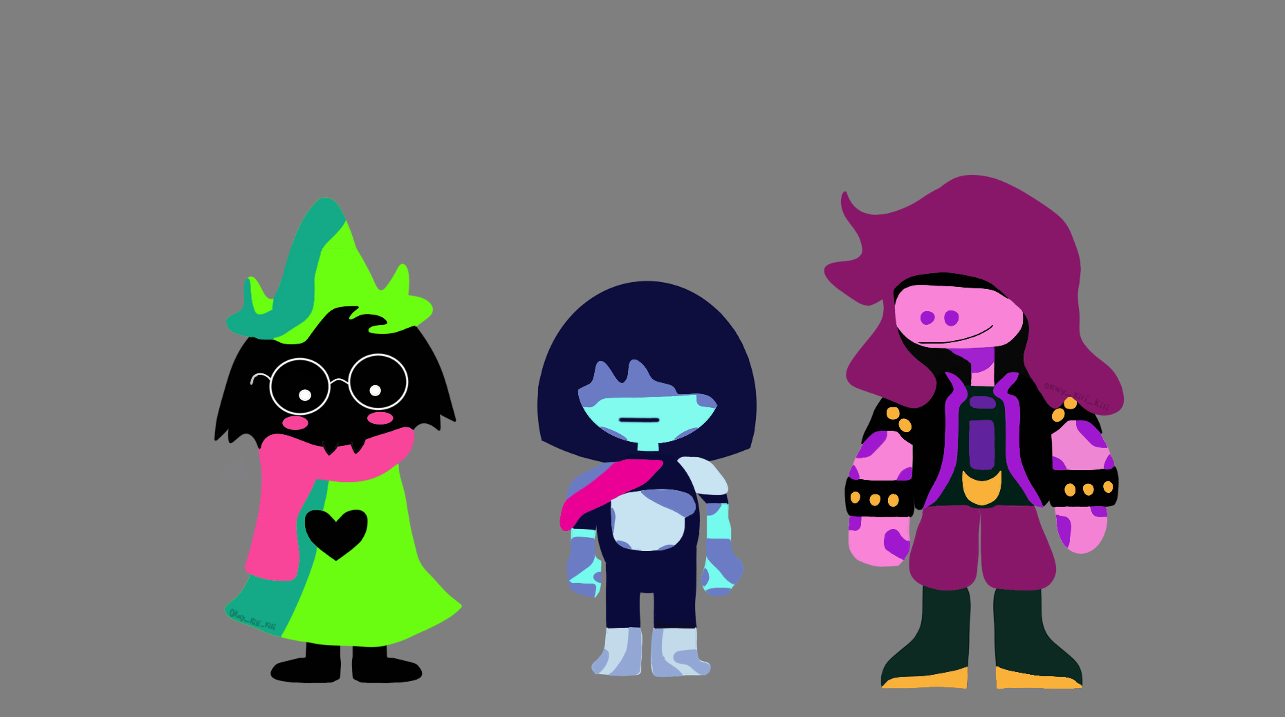 Personaggi Deltarune griglia colorata, 720x1280 Full HD Verticale, iPhone Plus