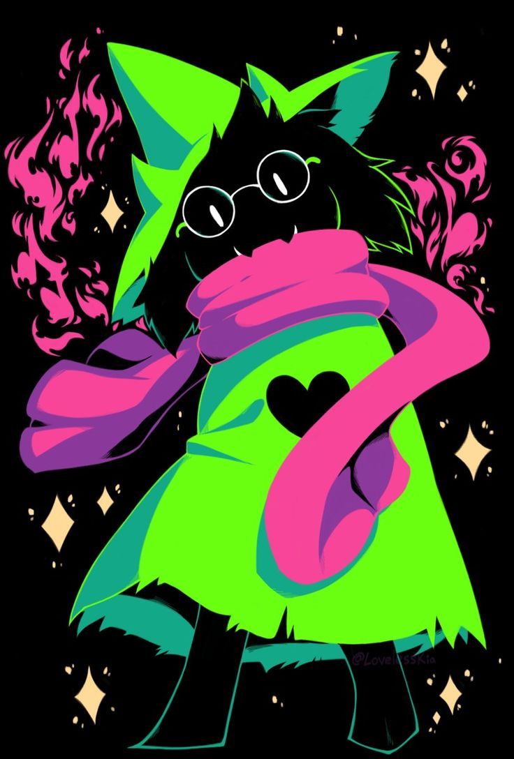 Ralsei Deltarune verde neon, 736x1088 Full HD Verticale, iPhone Air