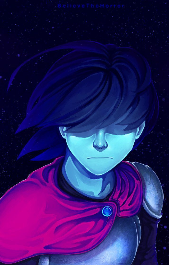 Personaggio Deltarune, mantello rosso, 713x1120 Verticale, iPhone Pro