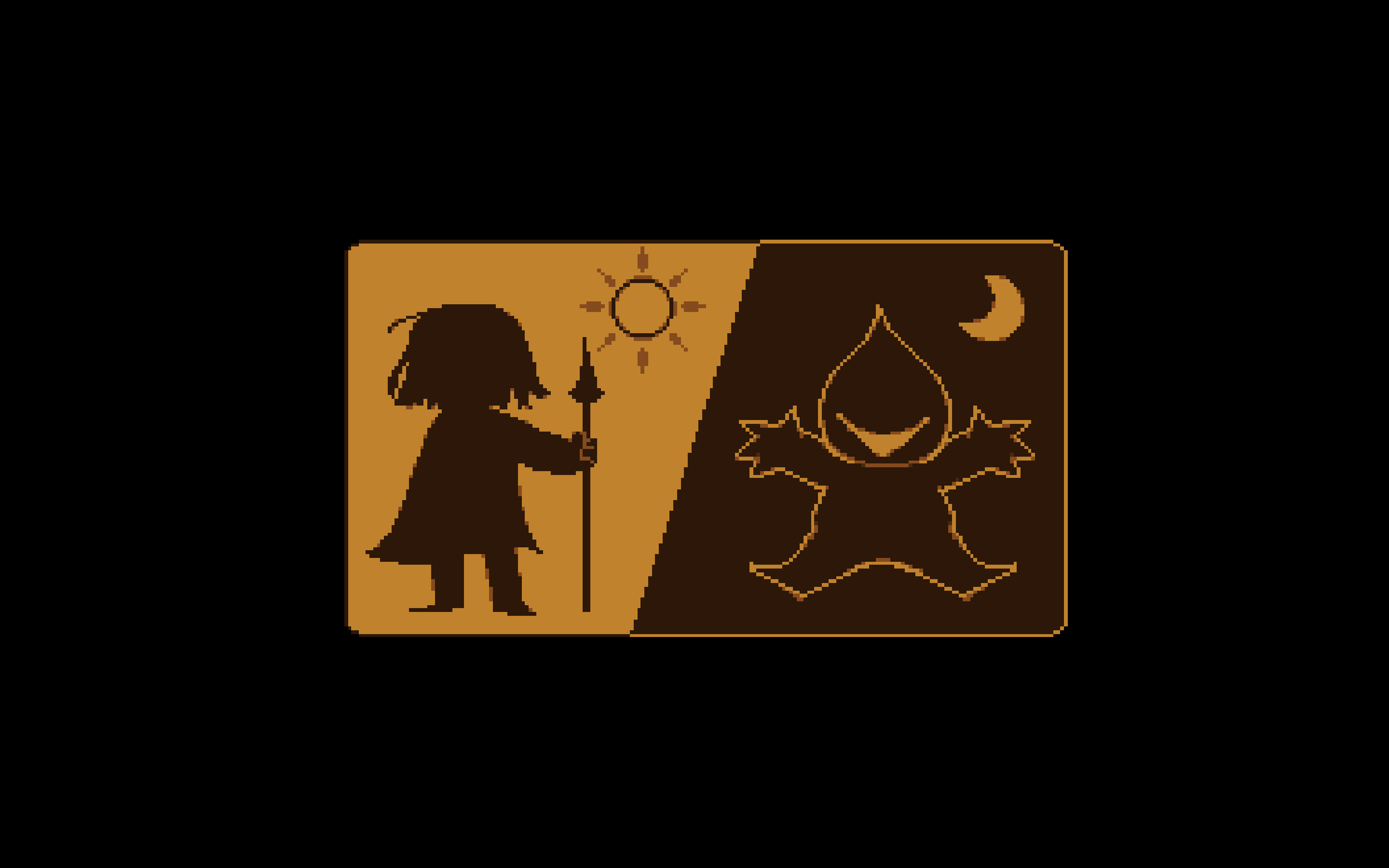 Personaggi Deltarune giorno notte, 2880x1800 WQXGA, Desktop