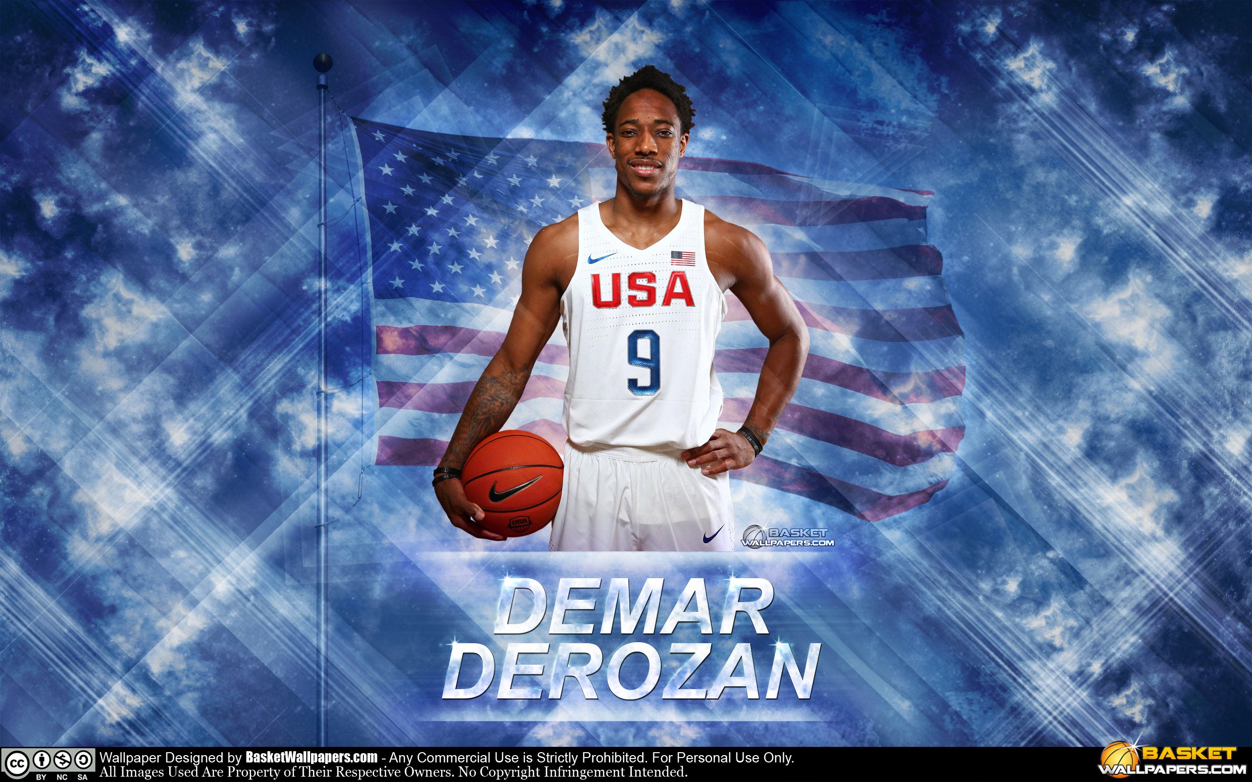 DeMar DeRozan Team USA basket, 2560x1600 2K+, Laptop