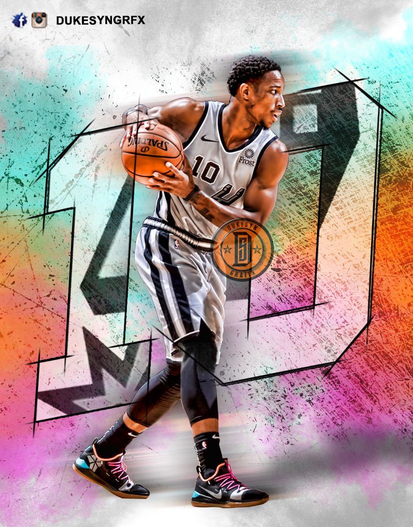DeMar DeRozan Spurs basket, 827x1053 Verticale, Telefono