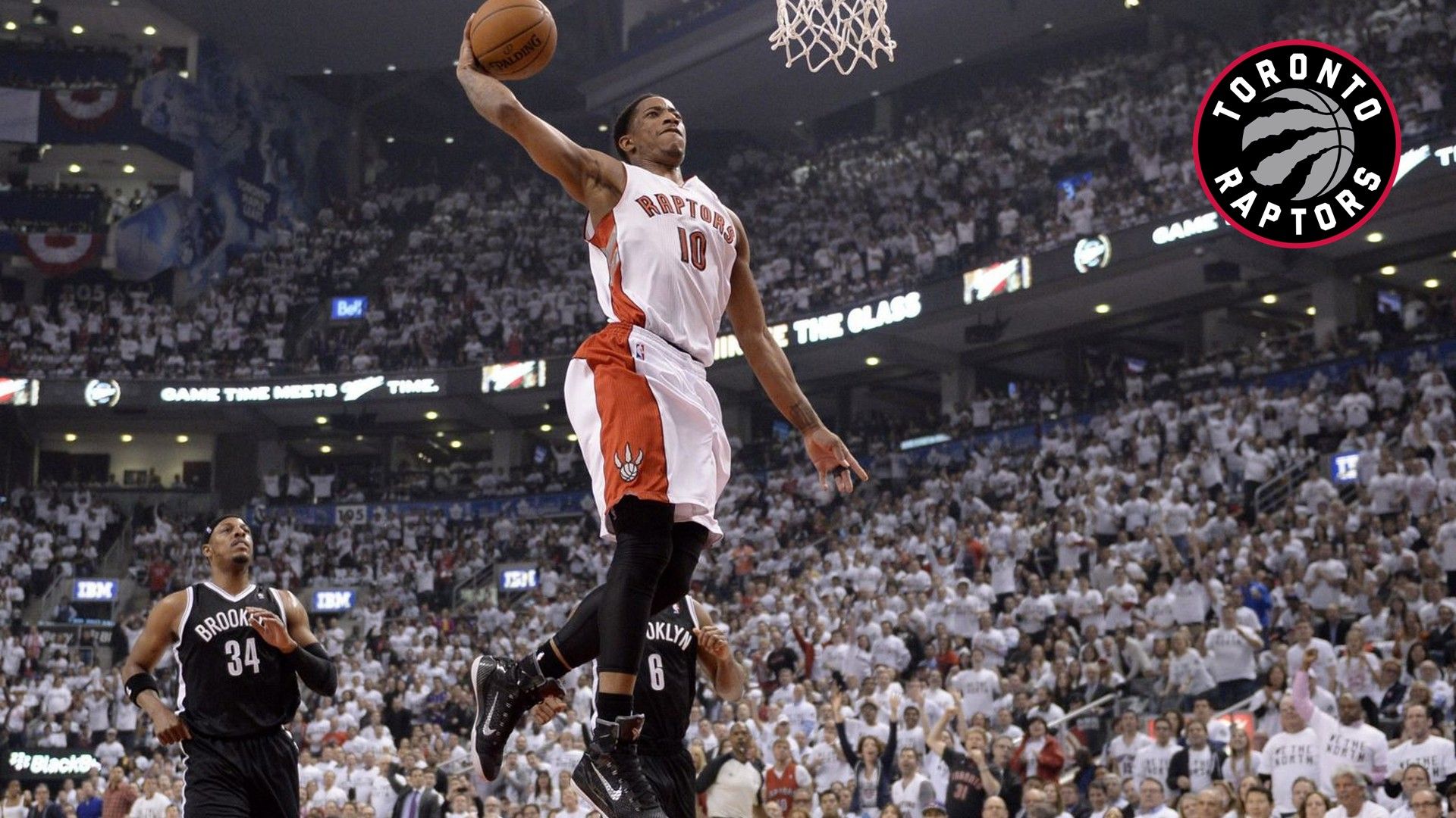 DeMar DeRozan schiacciata Raptors, 1920x1080 Full HD, PC Desktop