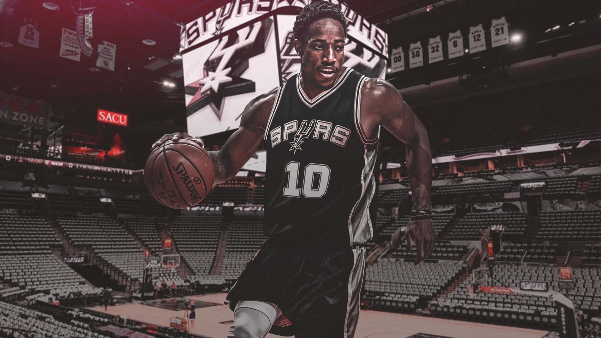 DeMar DeRozan San Antonio Spurs, 1920x1080 Full HD 1080p, Laptop
