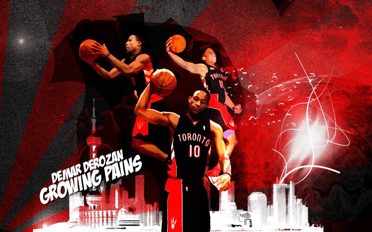 DeMar DeRozan basket Toronto, 1280x800 720p, MacBook Air