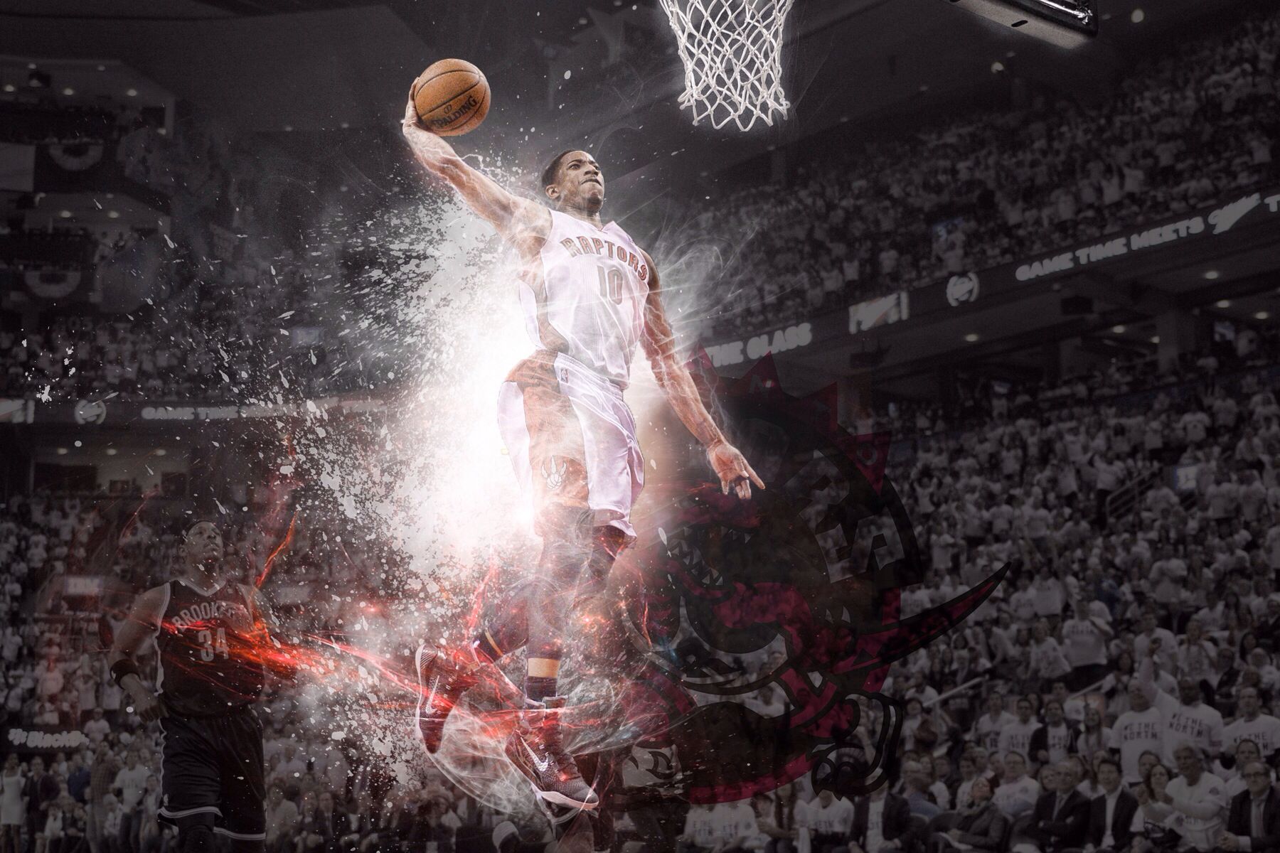 DeMar DeRozan schiacciata Raptors, NBA, 1800x1200 900p, Desktop