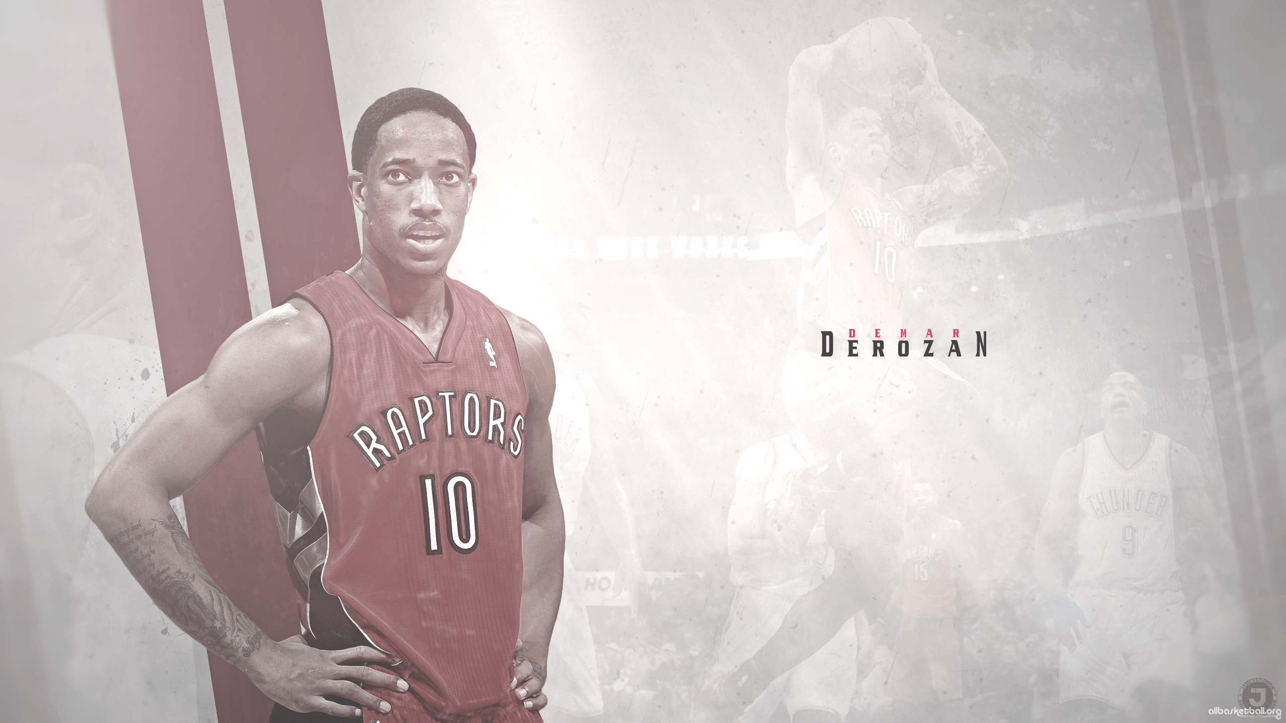 DeMar DeRozan Toronto Raptors, 2560x1440 2K, Desktop