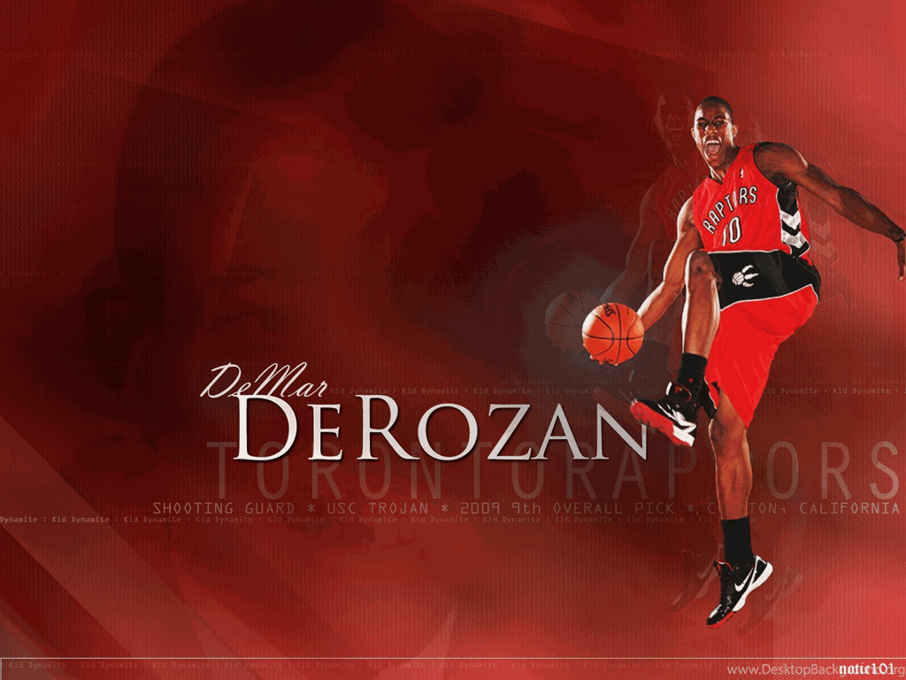 DeMar DeRozan Raptors basket, 1024x768 HD, iMac