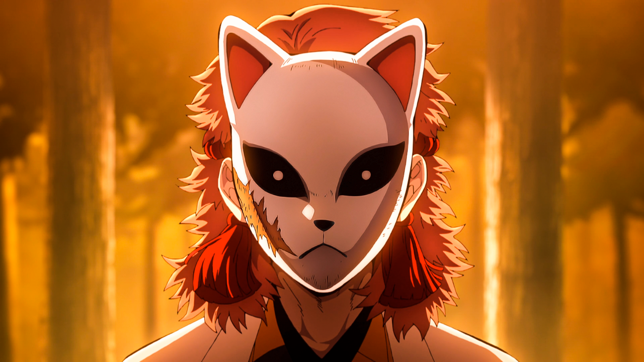 Personaggio maschera volpe Demon Slayer, 1280x720 720p, Laptop