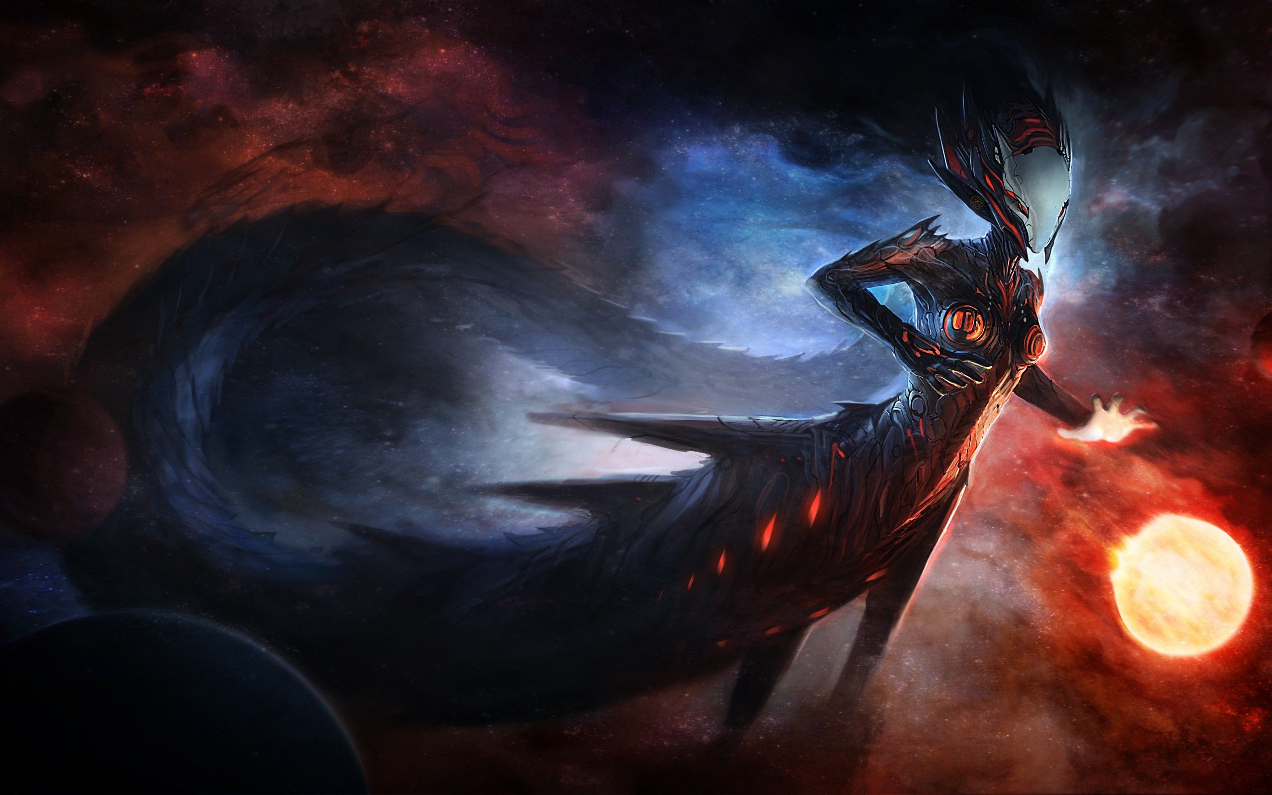 Angeli demoniaci con ali blu, 1920x1200 Full HD+, PC Desktop
